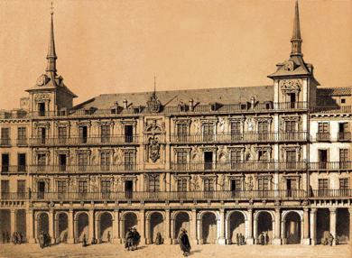 Plaza Mayor, Real Casa de la Panadería (detalle)