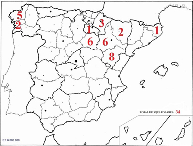 Localización de relojes polares