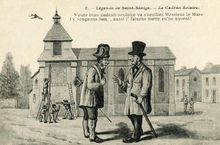 Leyenda de Saint-Saulge - El cuadrante solar
