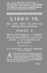 TRATADO XXIII. LIBRO VII. De los dos Planetas Inferiores, Venus y Mercurio. PARTE I. De la naturaleza, y phenomenos de estos ...