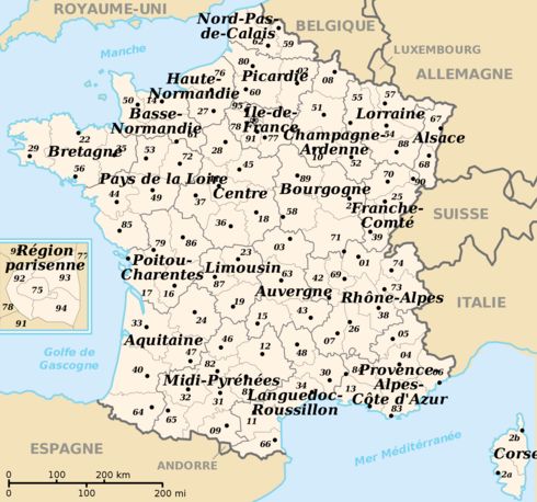 FR 96 departamentos