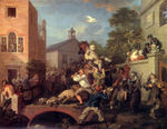 La celebración de los resultados (óleo)